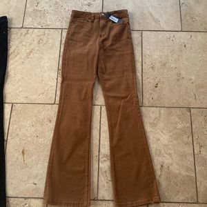 Motel rocks, bootcut jeans, brown